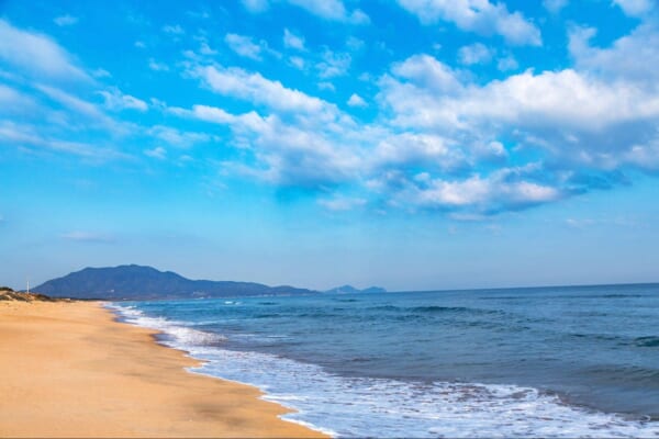 岡垣町の波津海岸