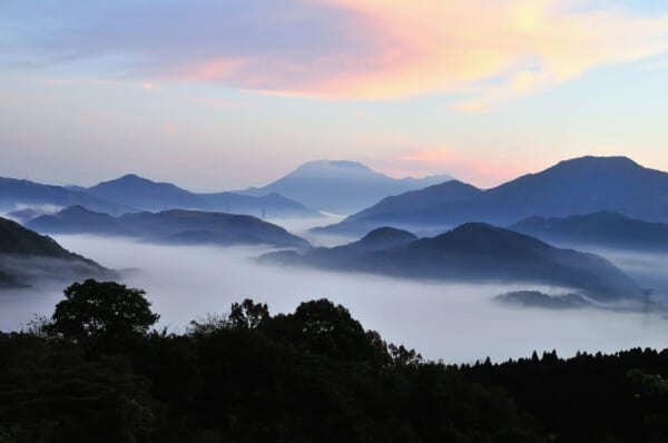 山陰地方の雲海