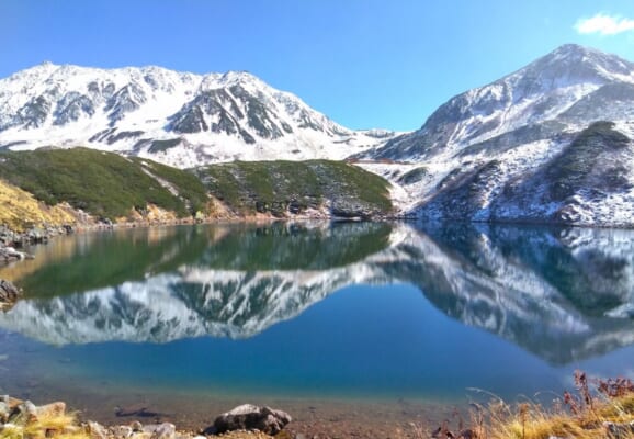 立山連峰の景色