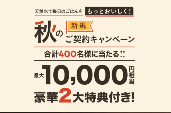 新規キャンペーン