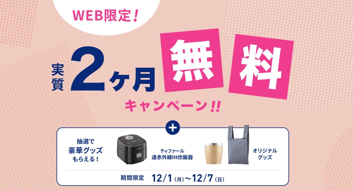 エブリィフレシャスの12月キャンペーン