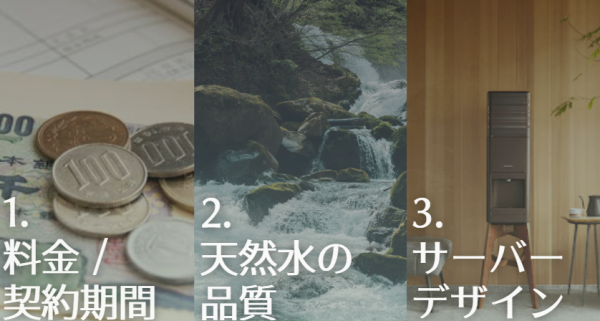 プレミアムウォーターの3つの特徴