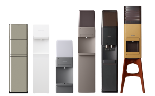 プレミアムウォーターのサーバーラインナップ